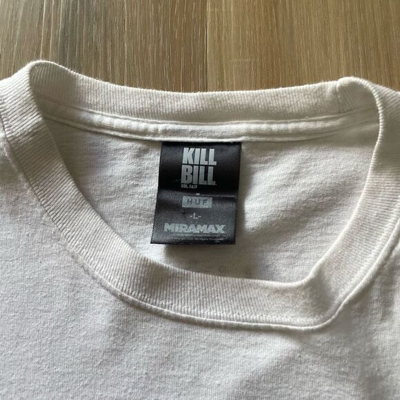 Kill Bill Miramax X HUF Men’s Large White Long Sleeve T-Shirt Japan - Picture 2 of 5